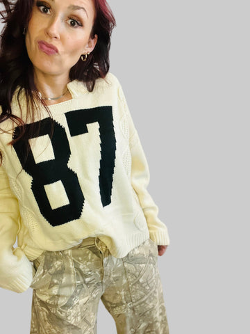 87 Oversized Long Sleeve - Dark Essentials