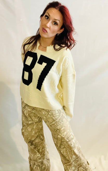 87 Oversized Long Sleeve - Dark Essentials